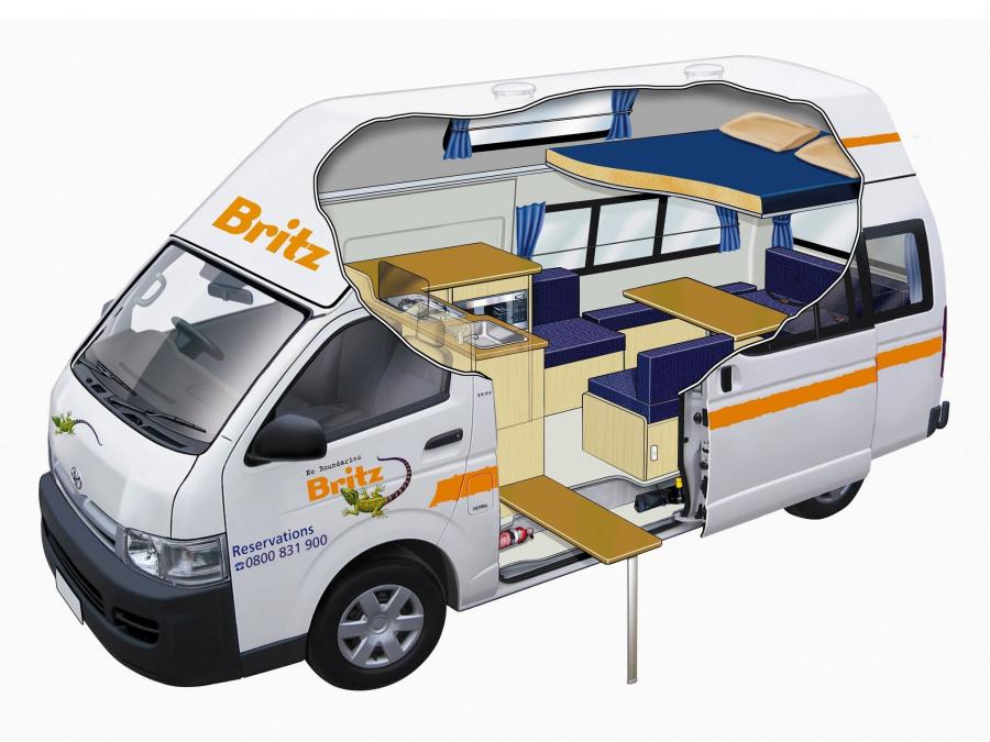  Toyota Hiace Britz Voyager 2004 года  (фото 4 из 6)